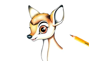 Disney bambi tattoo idea