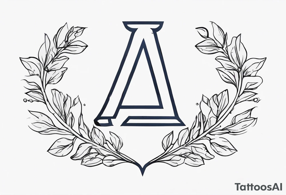 greek lambda tattoo tattoo idea