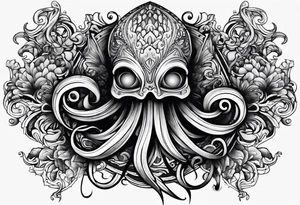 Squid ink tattoo idea
