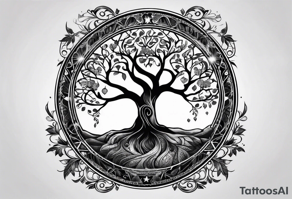 tree of life tattoo idea