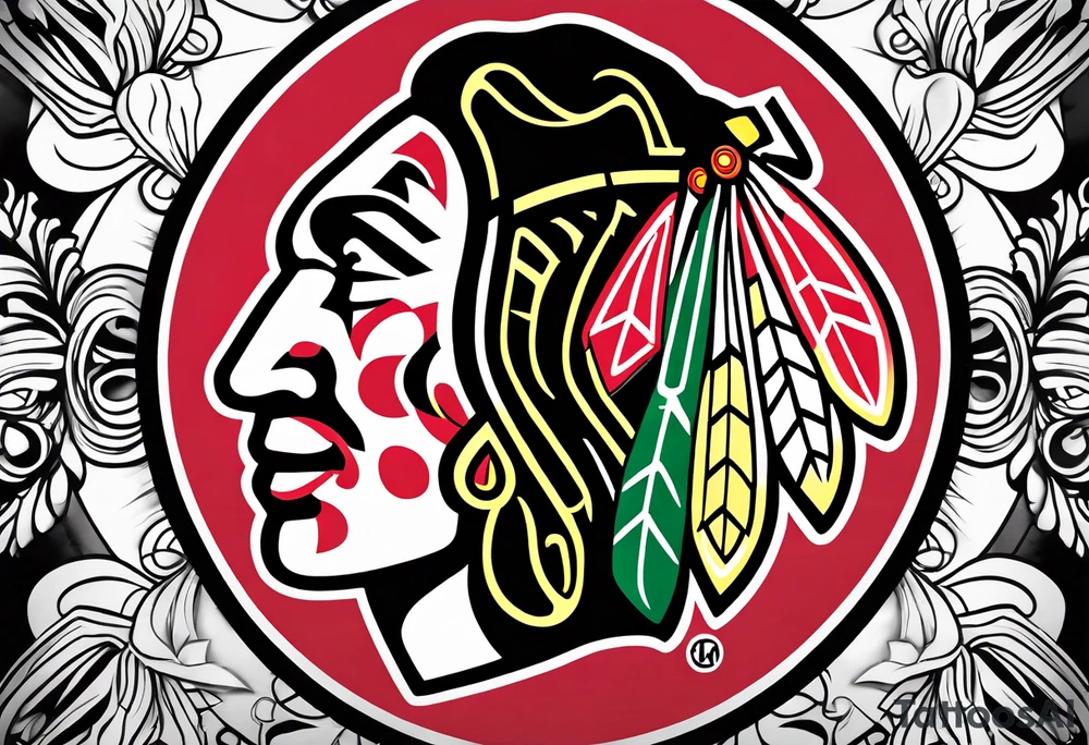 CHICAGO BLACKHAWKS tattoo idea