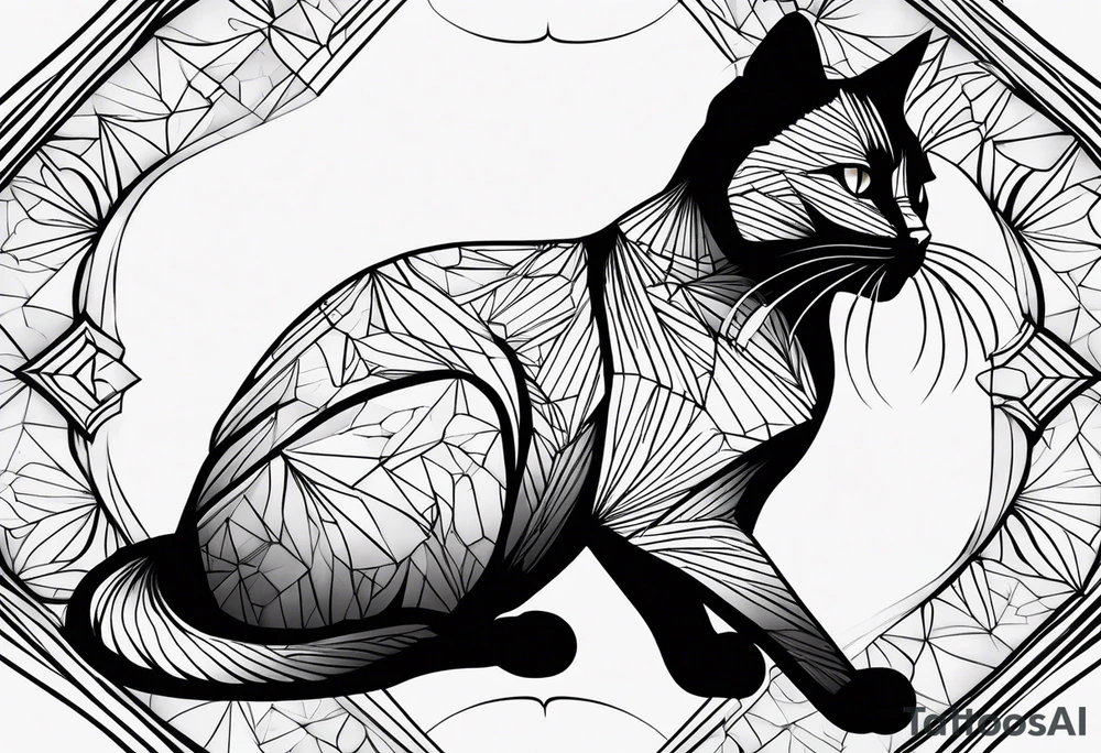 Black Cat tattoo idea