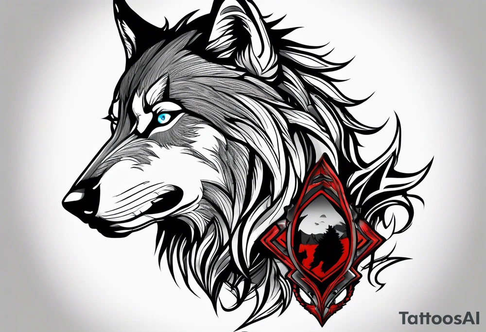 Lobo wolf for a male tattoo tattoo idea