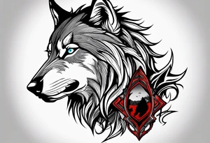 Lobo wolf for a male tattoo tattoo idea