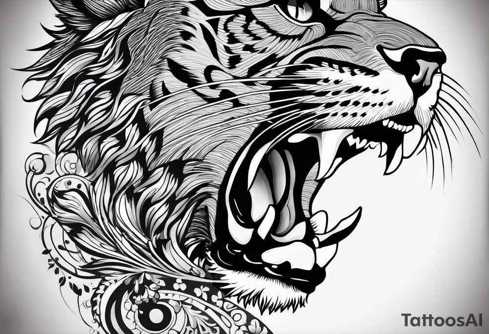 Татуировка восточного дракона для женщины tattoo idea