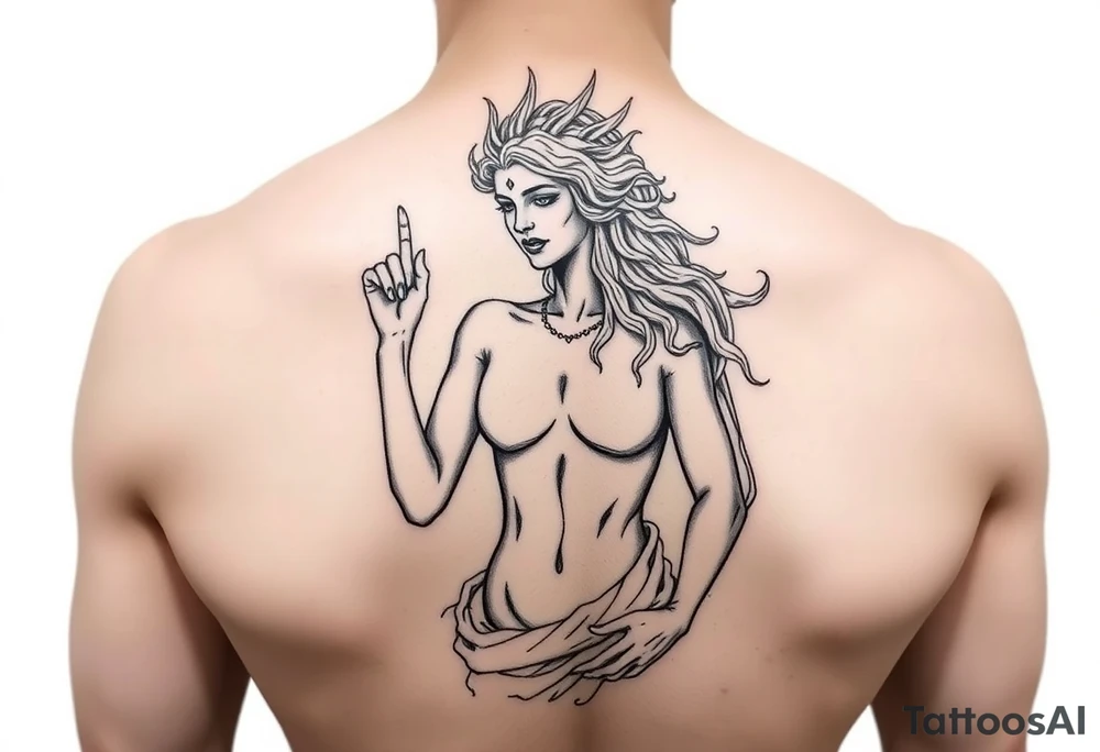 Themis de cuerpo entero tattoo idea