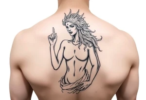 Themis de cuerpo entero tattoo idea