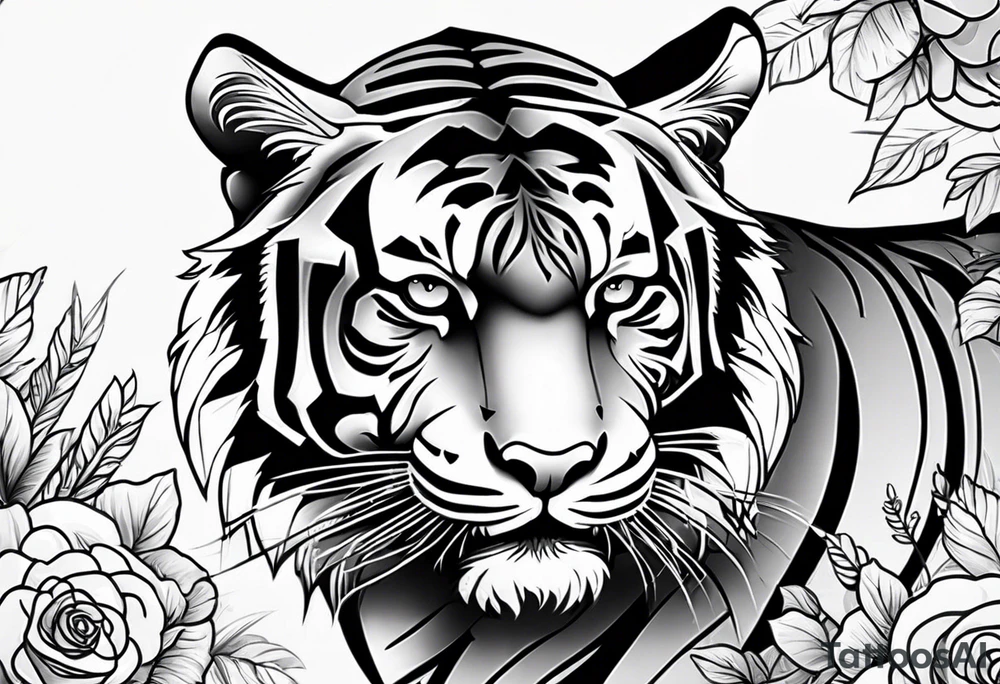 tiger tattoo idea