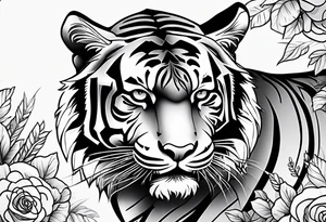 tiger tattoo idea