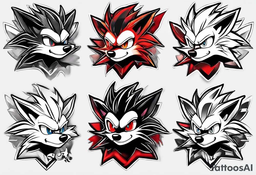 Shadow the hedgehog tattoo idea