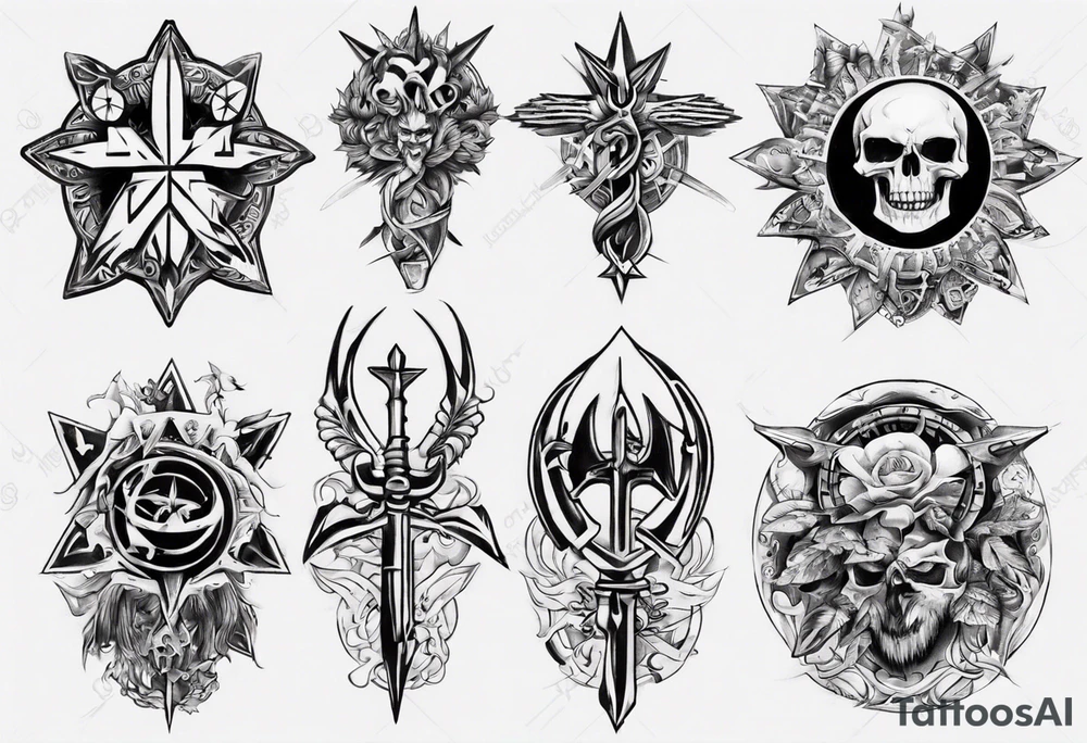 Ukrainian War Symbol tattoo idea