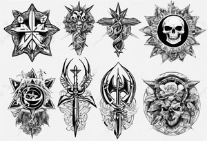 Ukrainian War Symbol tattoo idea