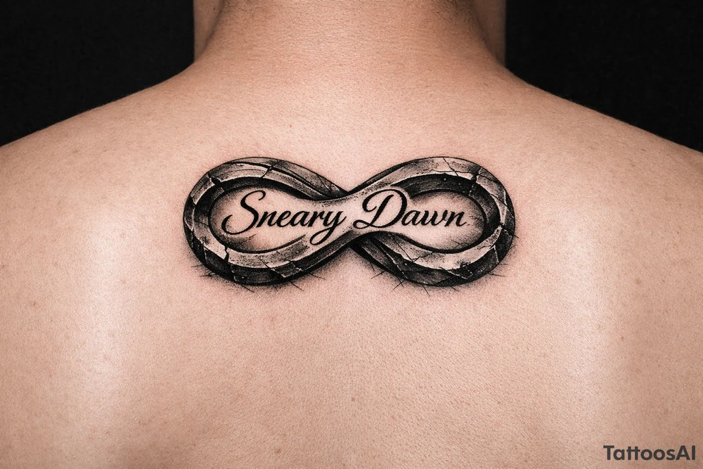Sneary Dawn wrote inside one infinity symbol tattoo idea
