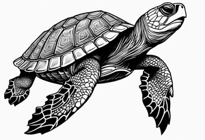 tesselated turtles tattoo idea