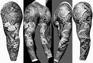 Full arm cover a meaningful tattoo idea