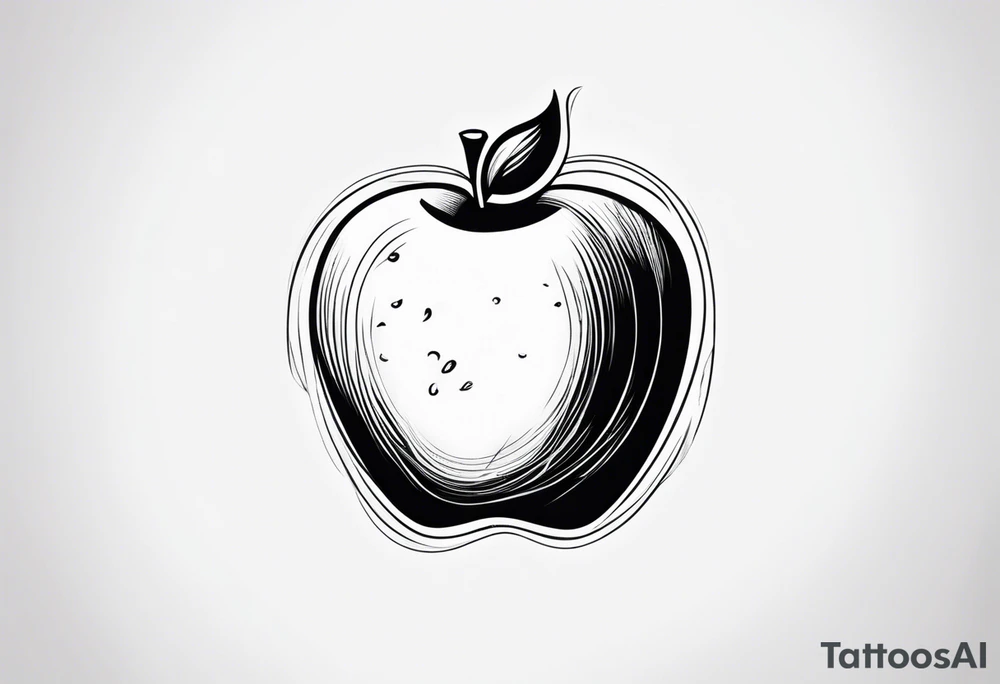 Apple, “Apple of my eye”, dad, bicep, feminine tattoo idea