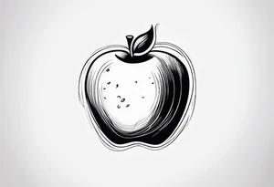 Apple, “Apple of my eye”, dad, bicep, feminine tattoo idea