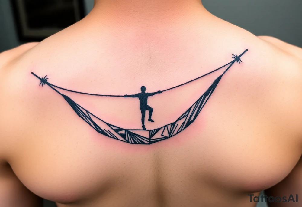 Slackline tattoo idea