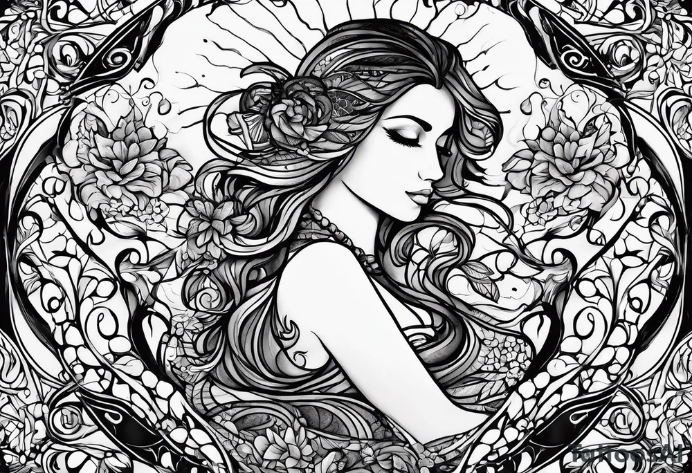"What ever our souls are made of, his and mine are the same" dark romantic tattoo idea