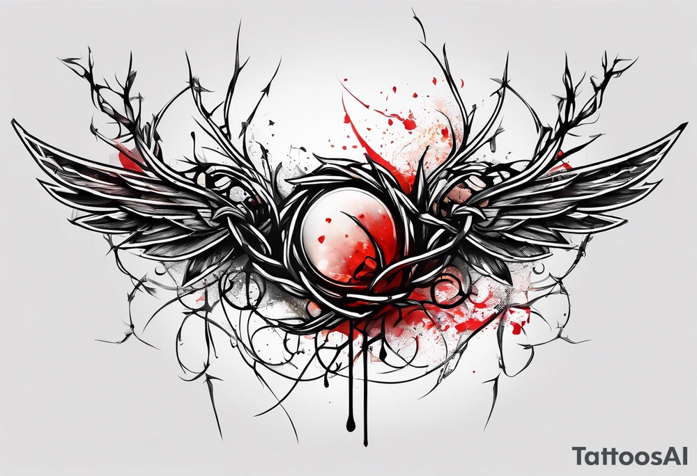 Barbed wire tattoo idea
