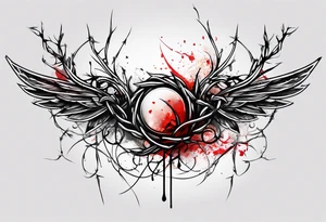 Barbed wire tattoo idea