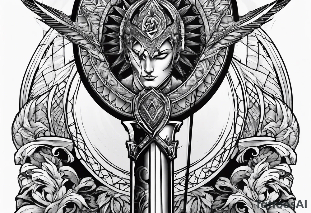 spear of longinus tattoo idea