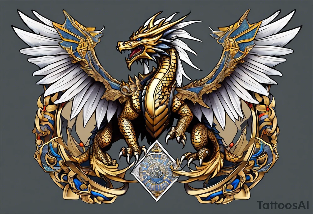 Winged dragon of Ra. tattoo idea