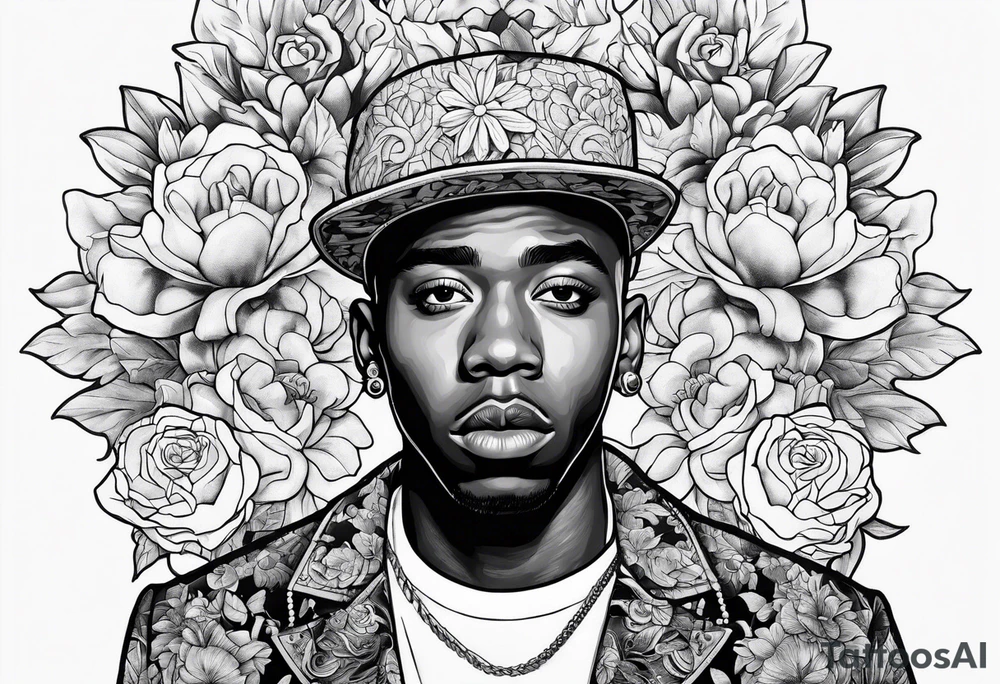 flower boy album by tyler the creator tattoo idea