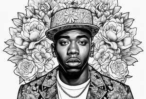 flower boy album by tyler the creator tattoo idea