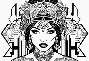 female EMCEE tattoo idea