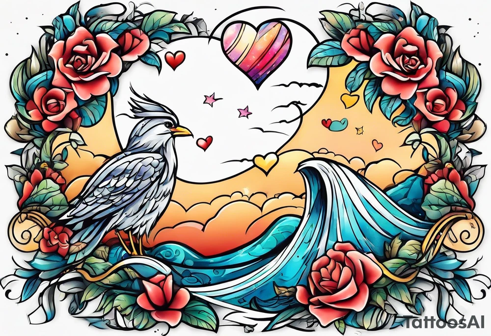 i love you big as the sky tattoo idea