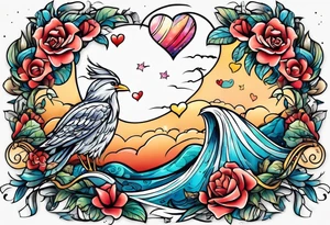 i love you big as the sky tattoo idea