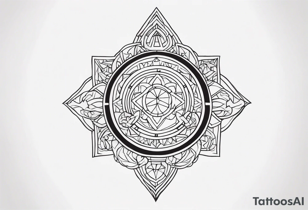 Finger of god tattoo idea