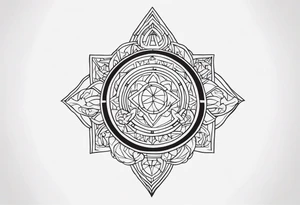 Finger of god tattoo idea