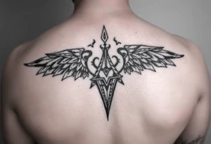 negative space tattoo inspired by the tulum tattoo idea