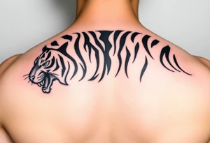 tiger stripe camo tattoo idea