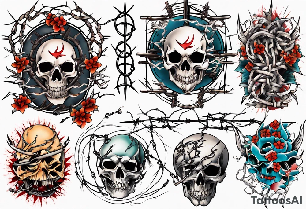 barbwire tattoo idea