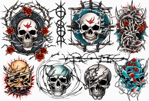 barbwire tattoo idea