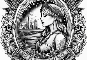 Text "no one service" tattoo idea