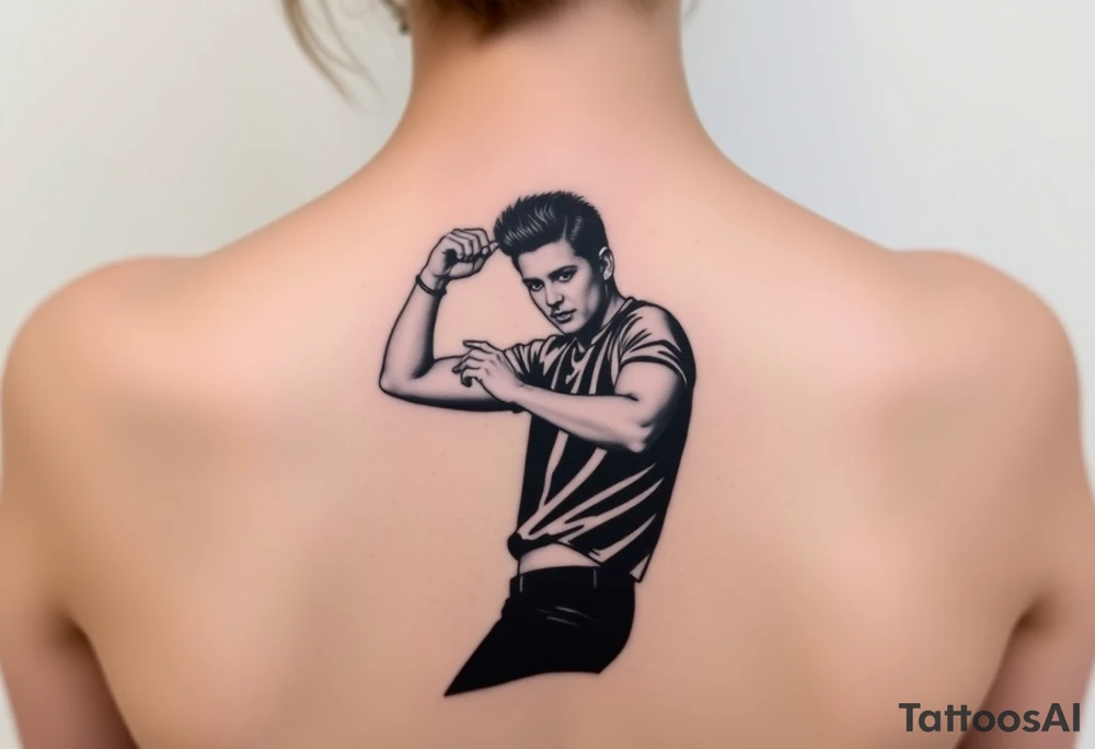 Rick Astley's  Dance Pose tattoo idea