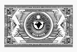 Egyptian symbols tattoo idea
