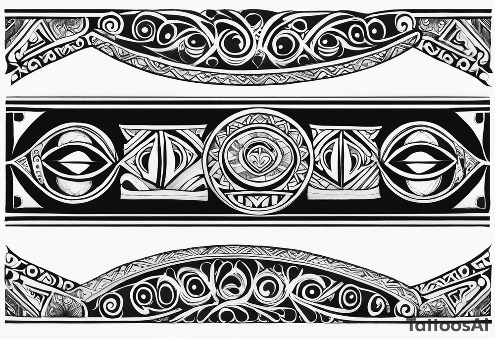 maori band for around an arm tattoo idea