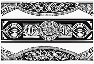 maori band for around an arm tattoo idea
