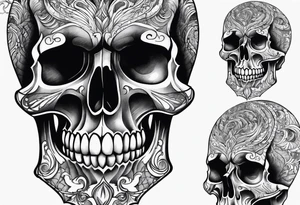 skull tattoo idea