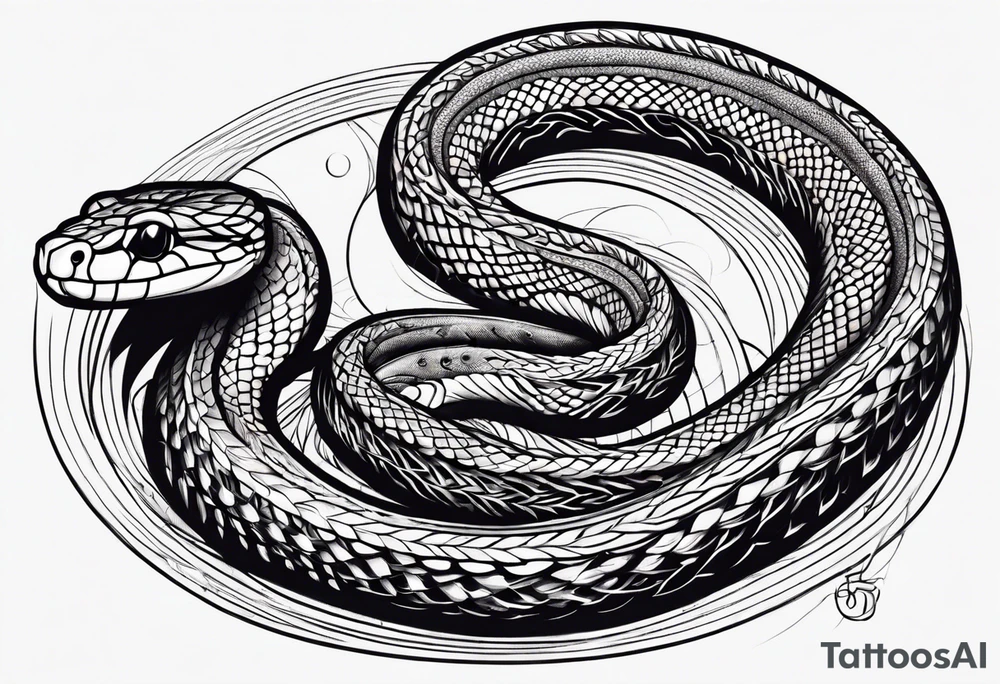 a corn snake tattoo idea