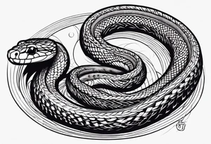 a corn snake tattoo idea