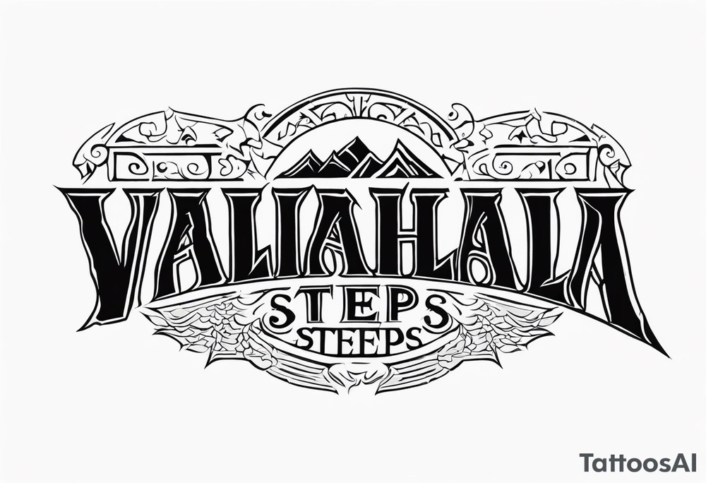 Valhalla  steps tattoo idea