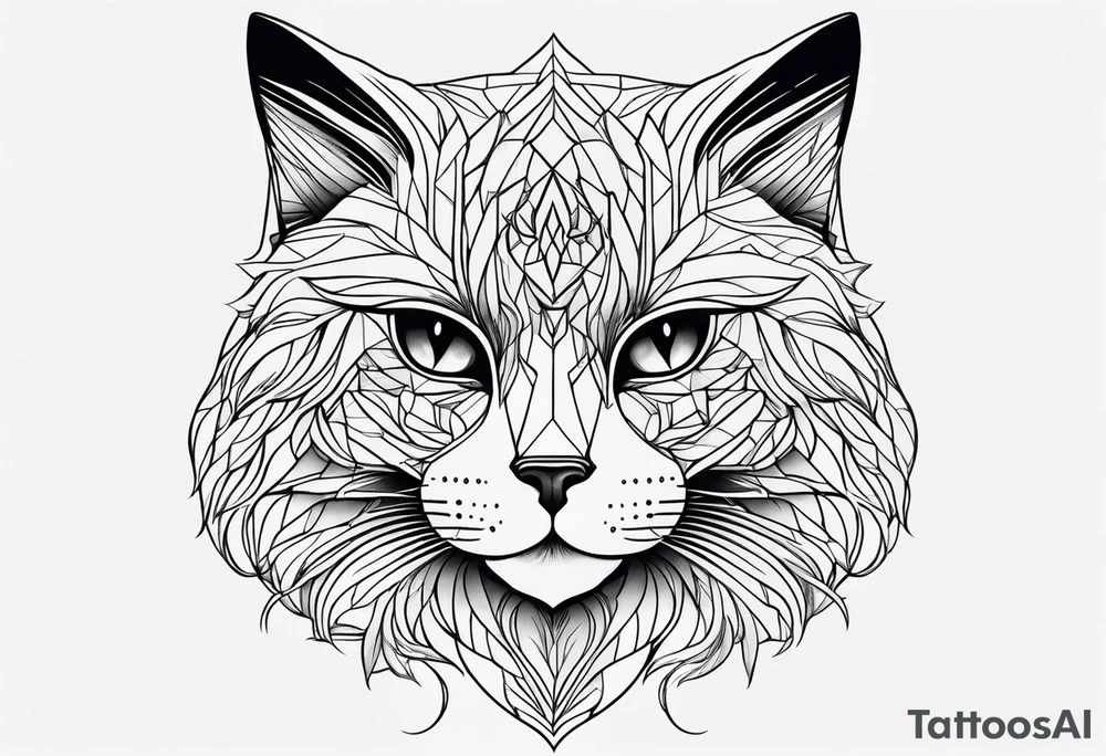 Black Cat tattoo idea