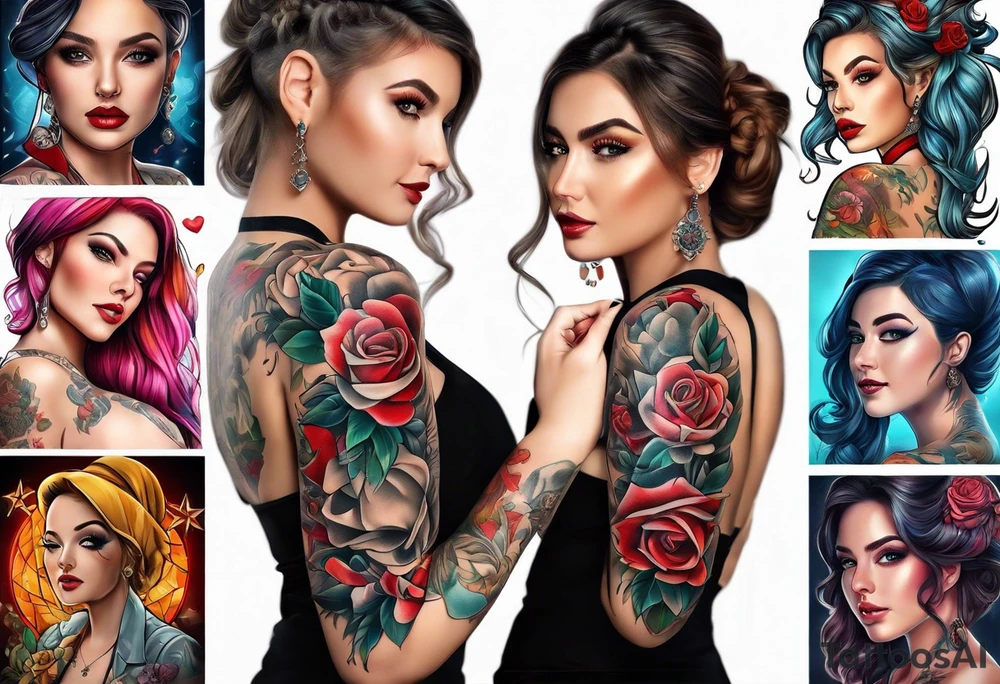 Teacher profession, nurse profession tattoo idea