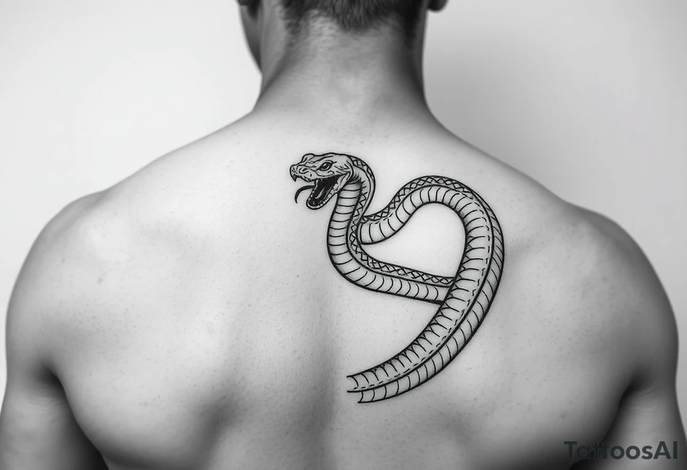 Lady with snake body tattoo idea